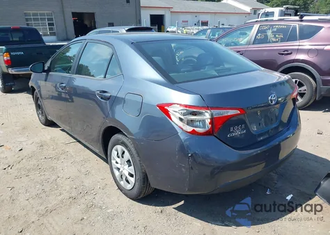 2016 Toyota Corolla L from USA, damaged, VIN 2T1BURHE9GC718230